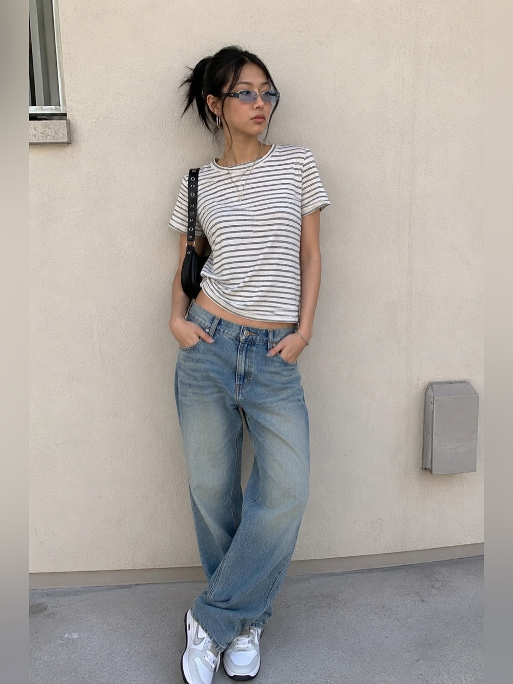 Y2K streetwear skater girl y2k pop punk clean girl quiet luxury geek chic top